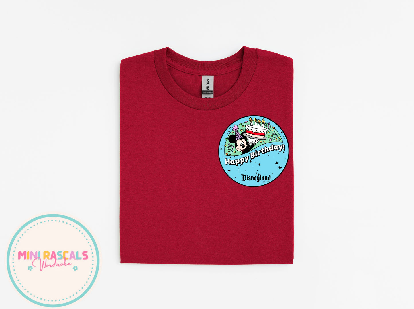 Disney Happy Birthday Badge Inspired Children's T-Shirt