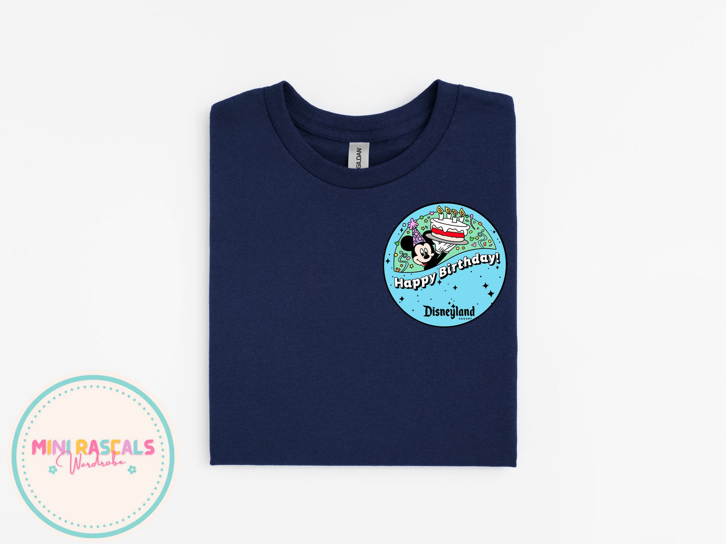 Disney Happy Birthday Badge Inspired Children's T-Shirt