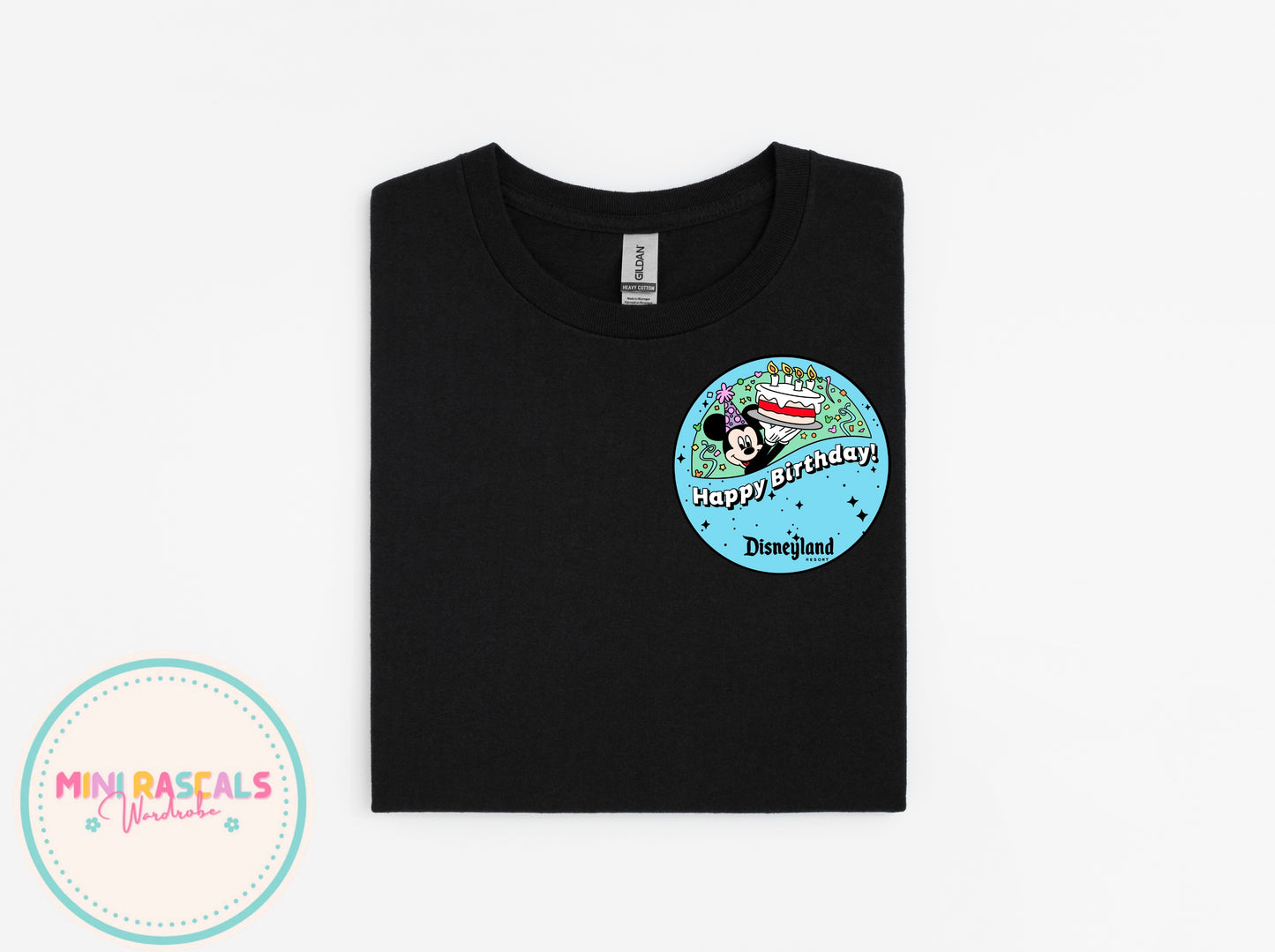 Disney Happy Birthday Badge Inspired Children's T-Shirt