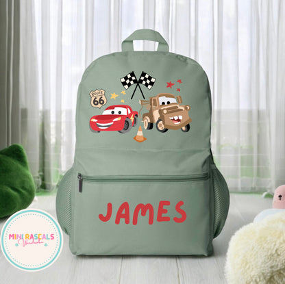 McQueen & Mater Disney Cars Kids Backpack
