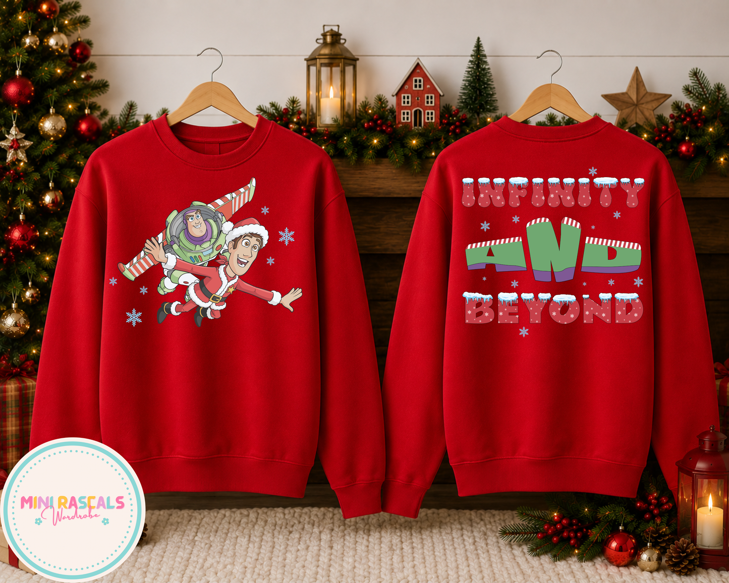 Toy Story To Infinity and Beyond Christmas Sweatshirt
