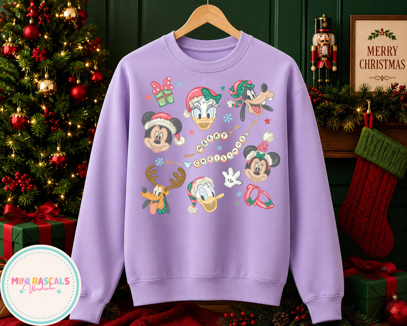 Minnie Mouse & Friends Christmas Sweatshirt