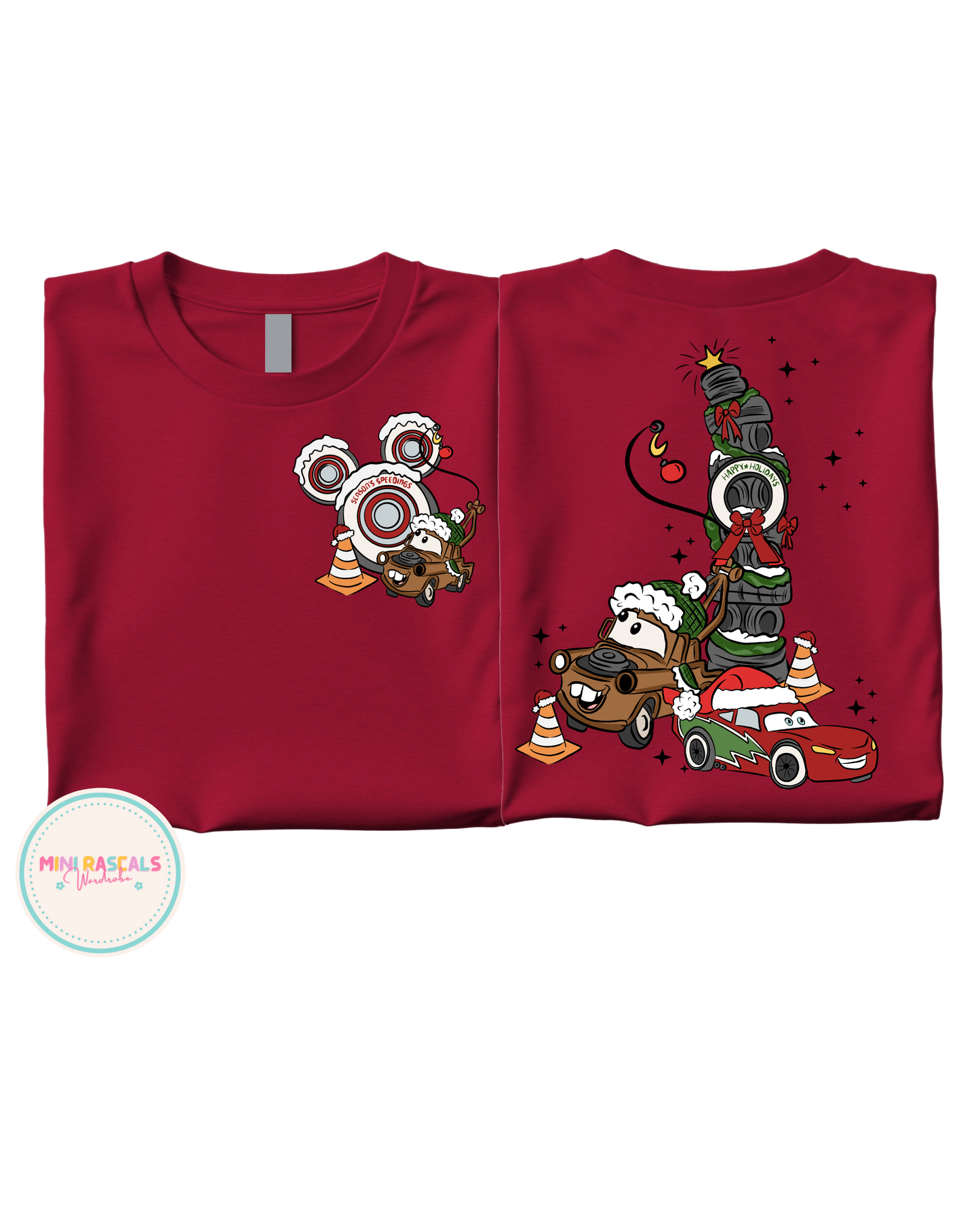 Tow Mater Christmas T-Shirt & Sweatshirt