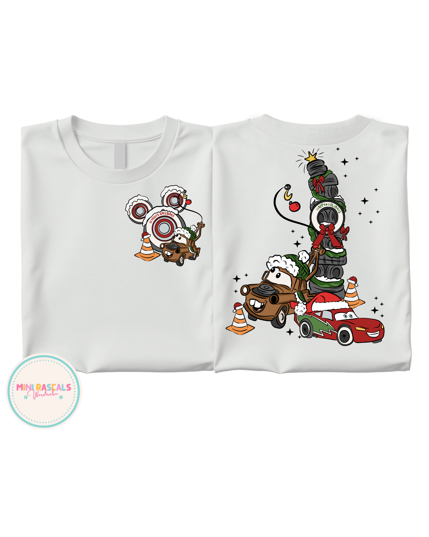Tow Mater Christmas T-Shirt & Sweatshirt