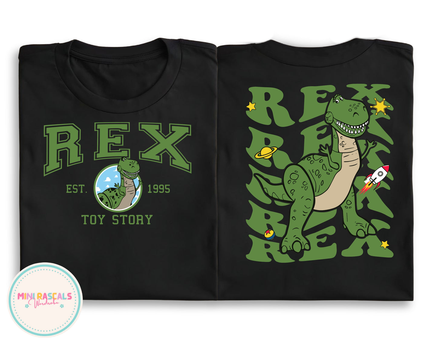Rex Toy Story Double Sided Children's T-Shirt
