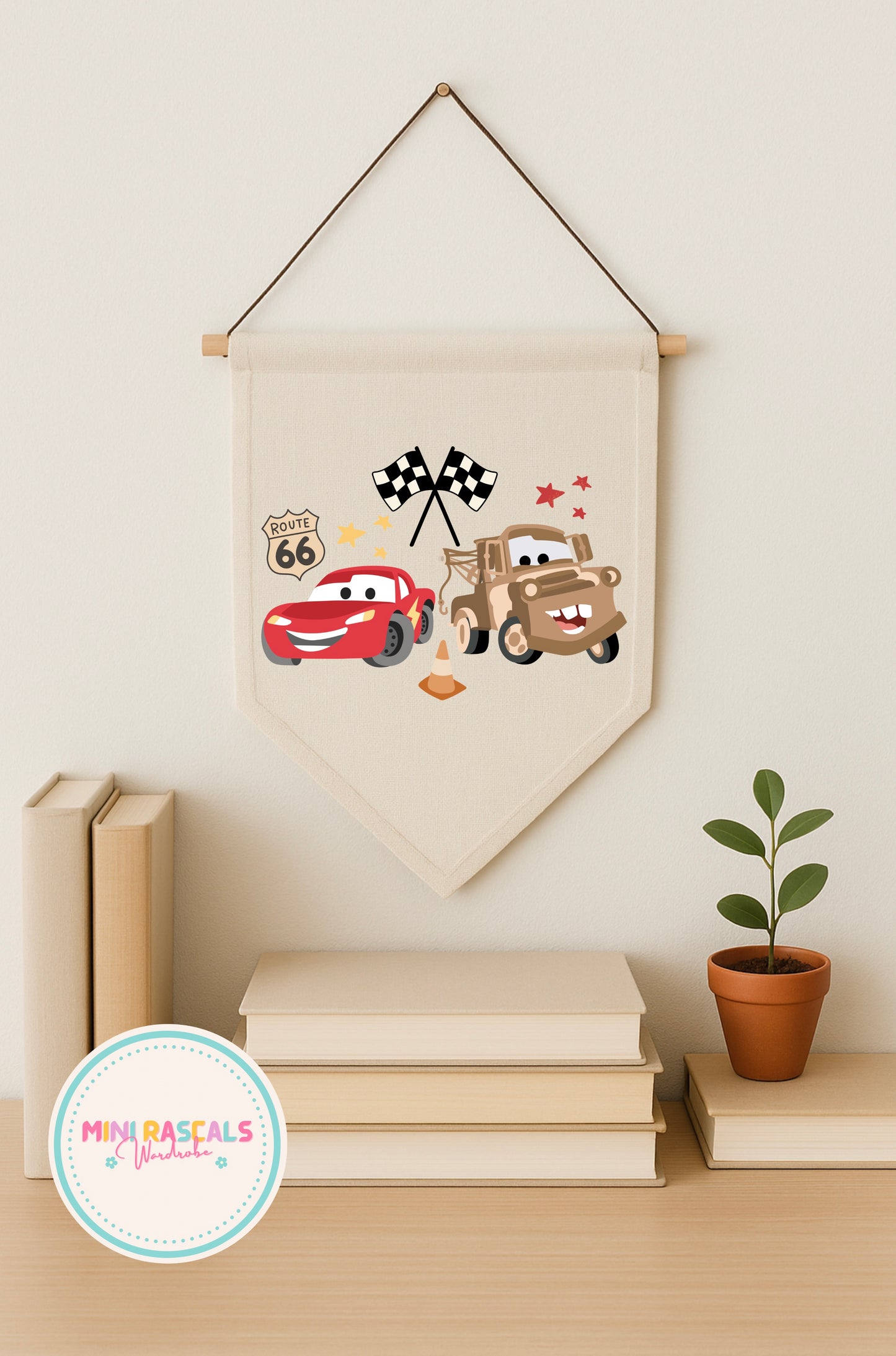 Disney Cars McQueen & Mater Bedroom Sign