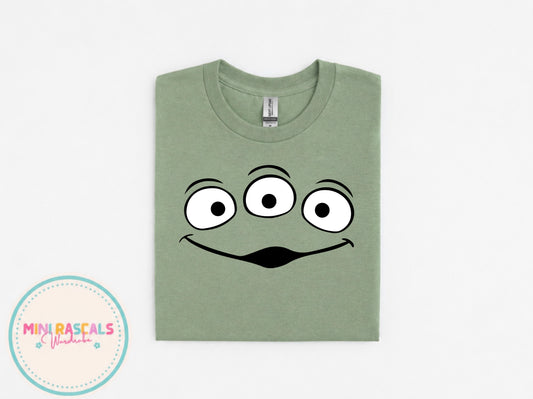 Toy Story Alien Face T-Shirt and Sweatshirt