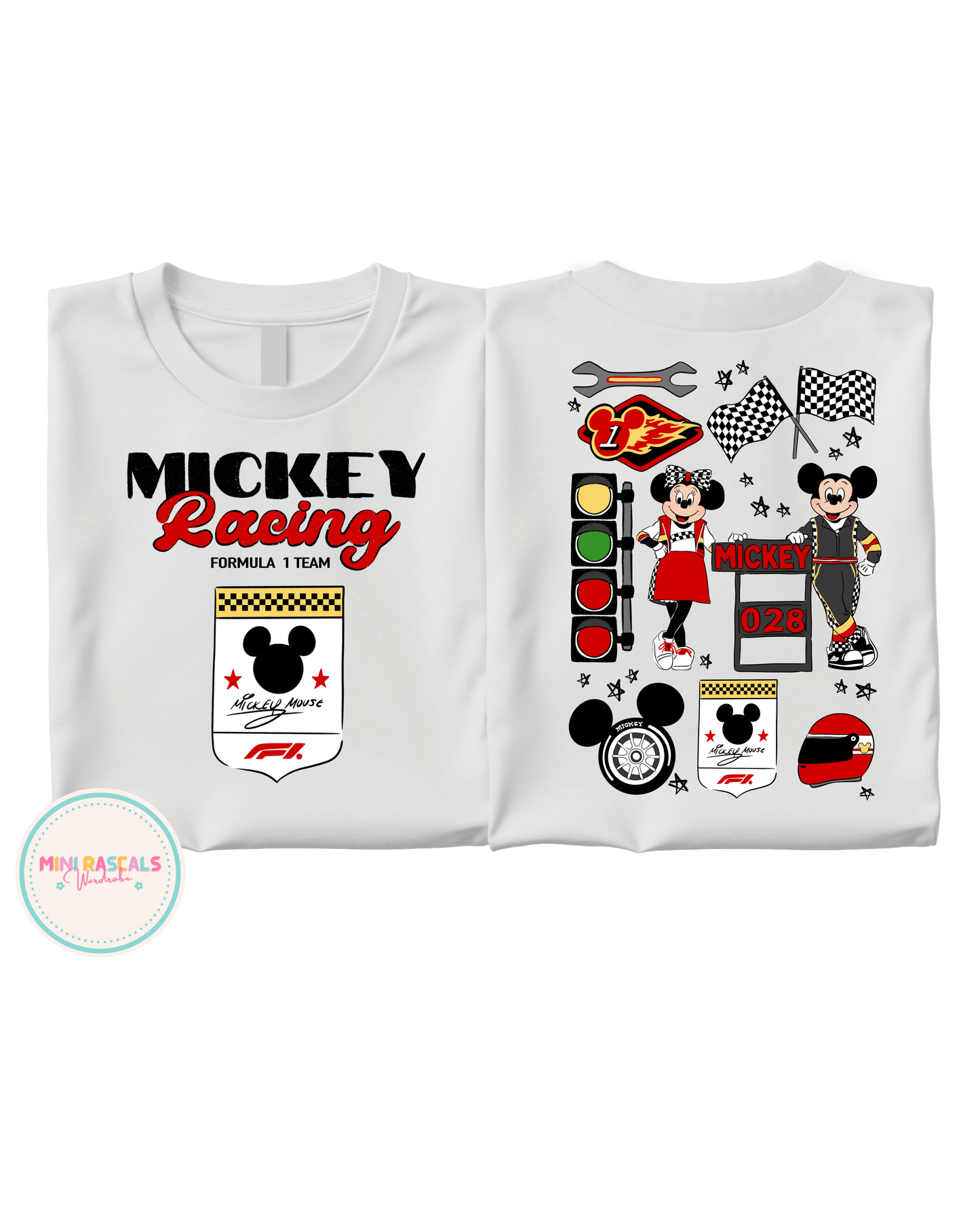 Mickey F1 Racing Kids T-shirt snd Sweatshirts