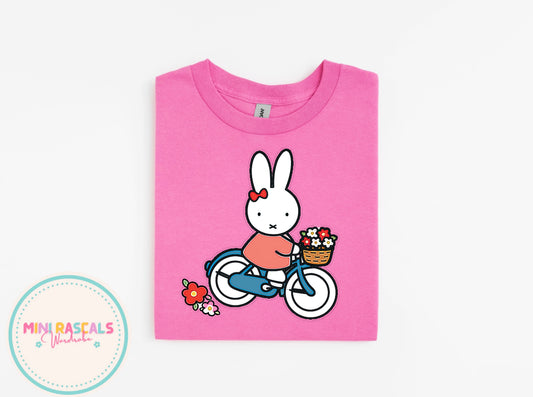 Miffy Rabbit Bicycle T-Shirt