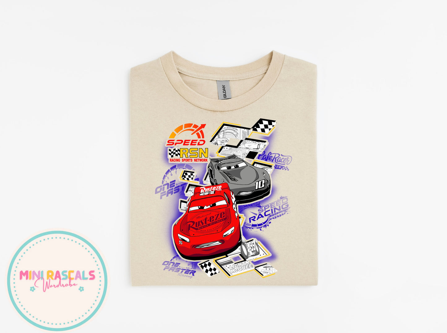 Disney Cars Lightning McQueen & Jackson Storm T-Shirt