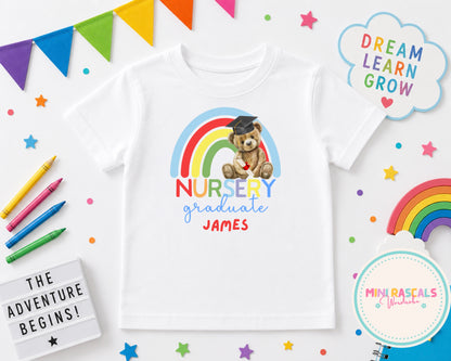Kids Nursery Graduate T-Shirt | Personalised Option