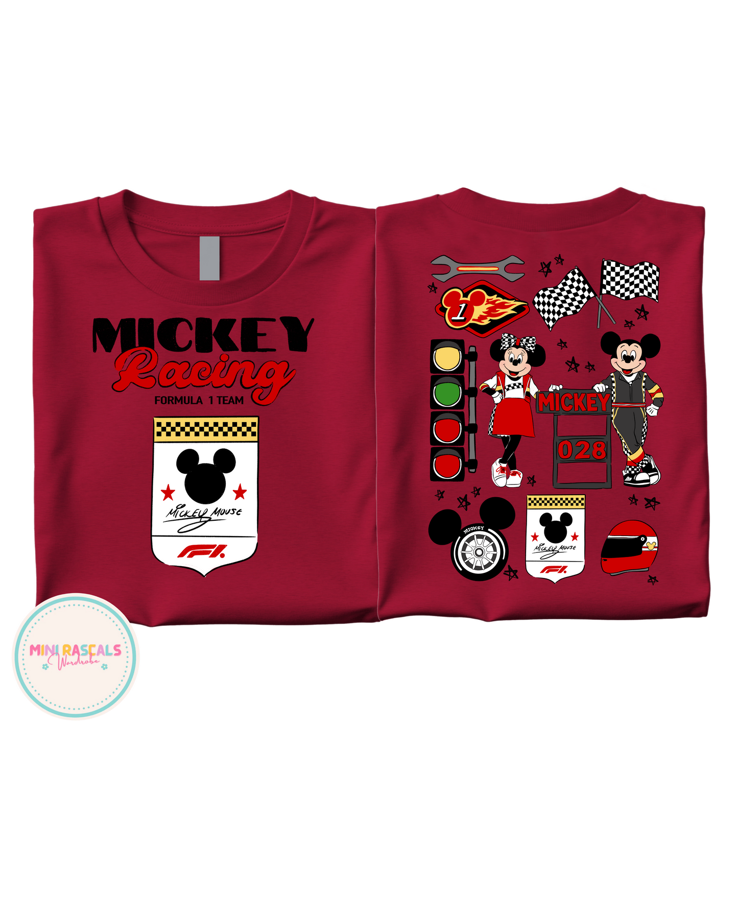 Mickey F1 Racing Kids T-shirt snd Sweatshirts