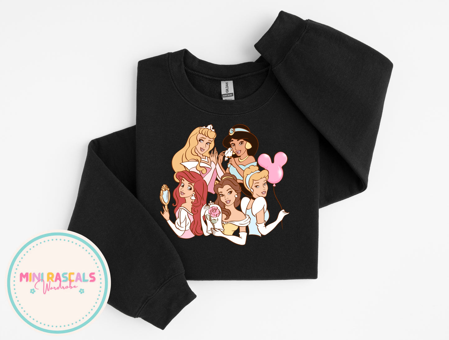 Personalised Disney Princess T-Shirt & Sweatshirt | Kids Character Top