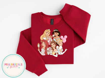 Personalised Disney Princess T-Shirt & Sweatshirt | Kids Character Top