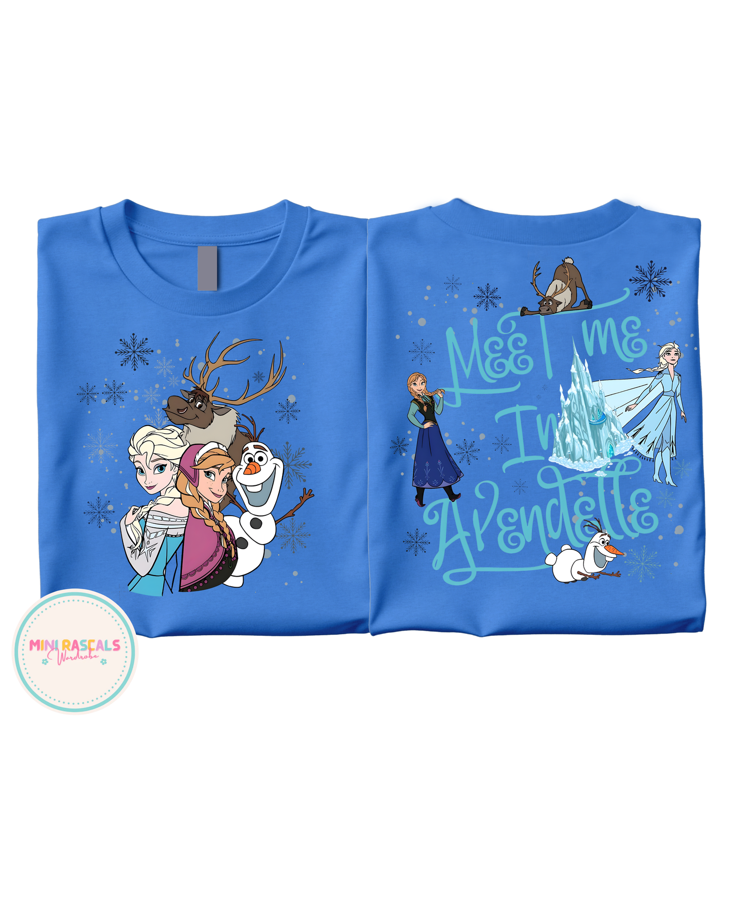 Frozen "Meet Me in Arendelle" Kids T-Shirt & Sweatshirt – Elsa & Anna | Mini Rascals