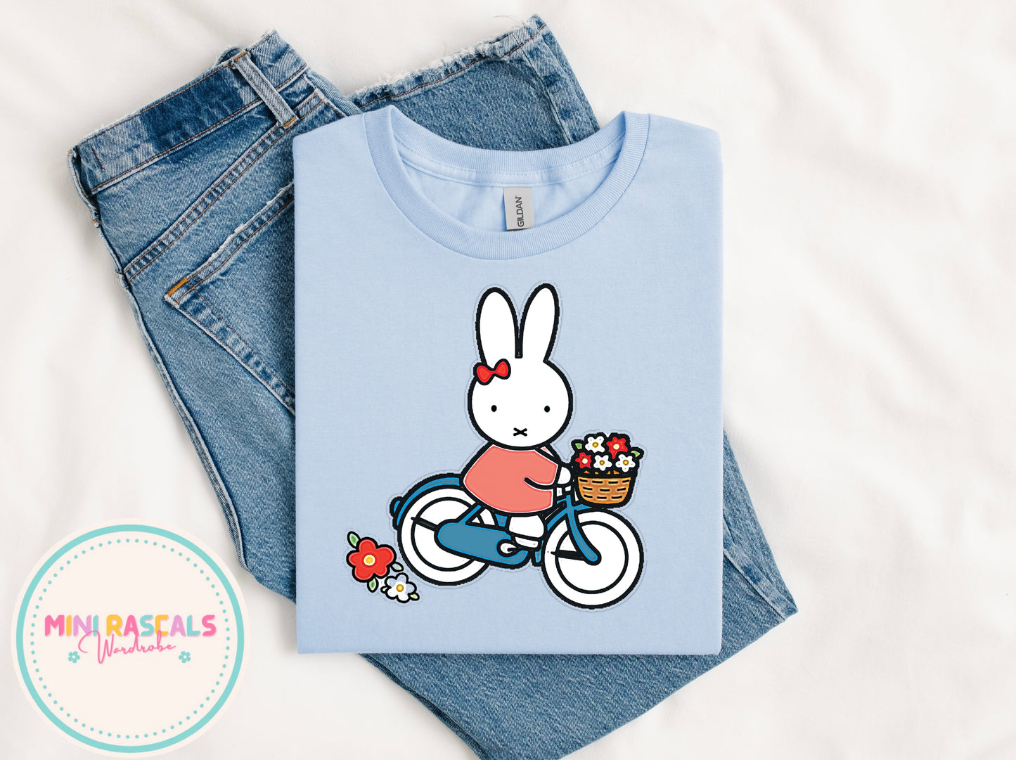 Miffy Rabbit Bicycle T-Shirt