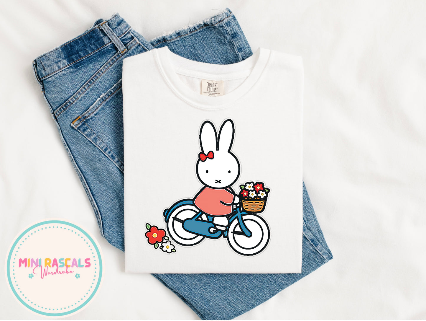 Miffy Rabbit Bicycle T-Shirt