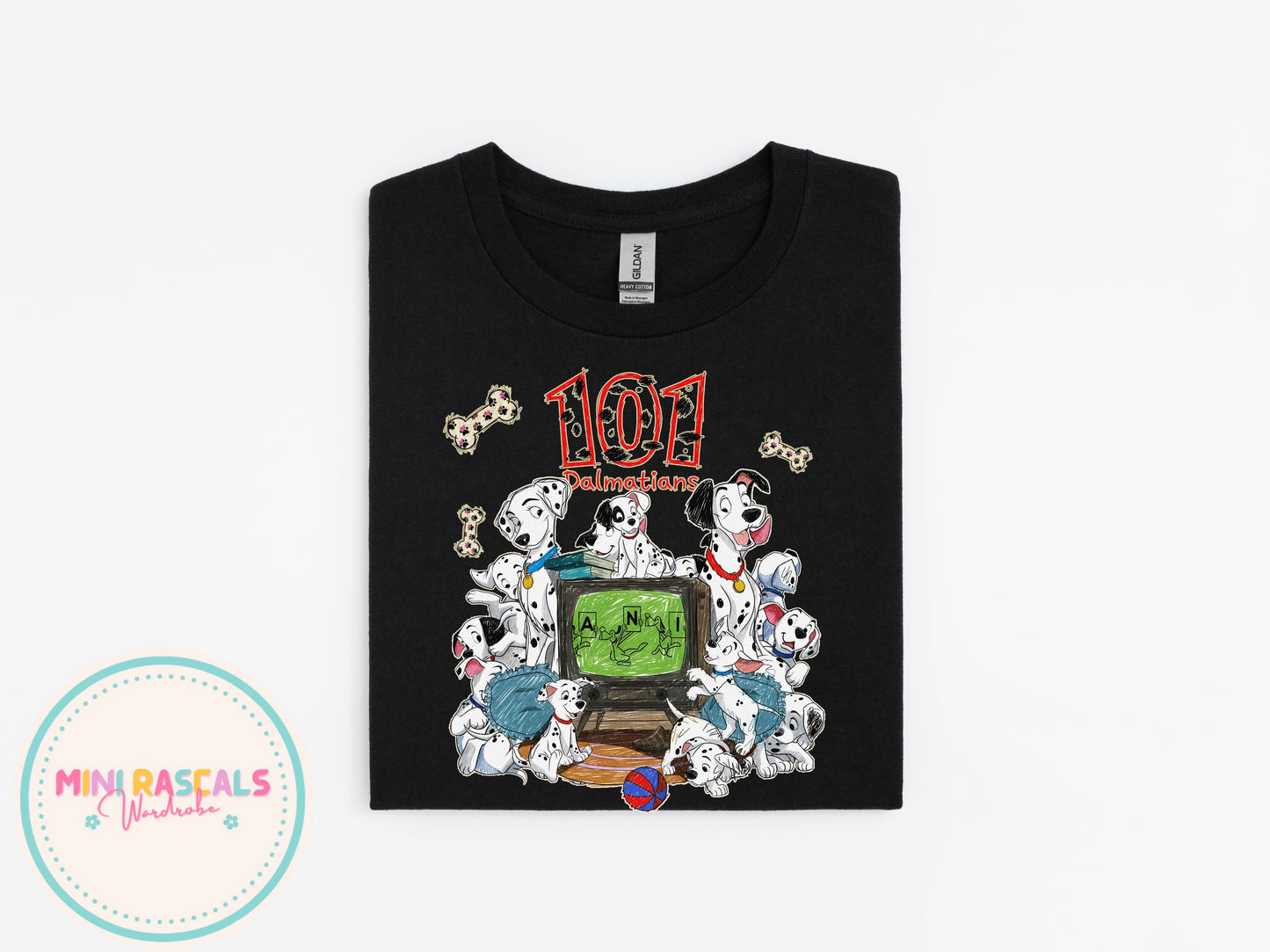 Personalised 101 Dalmatians T-Shirt & Sweatshirt | Kids Character Top