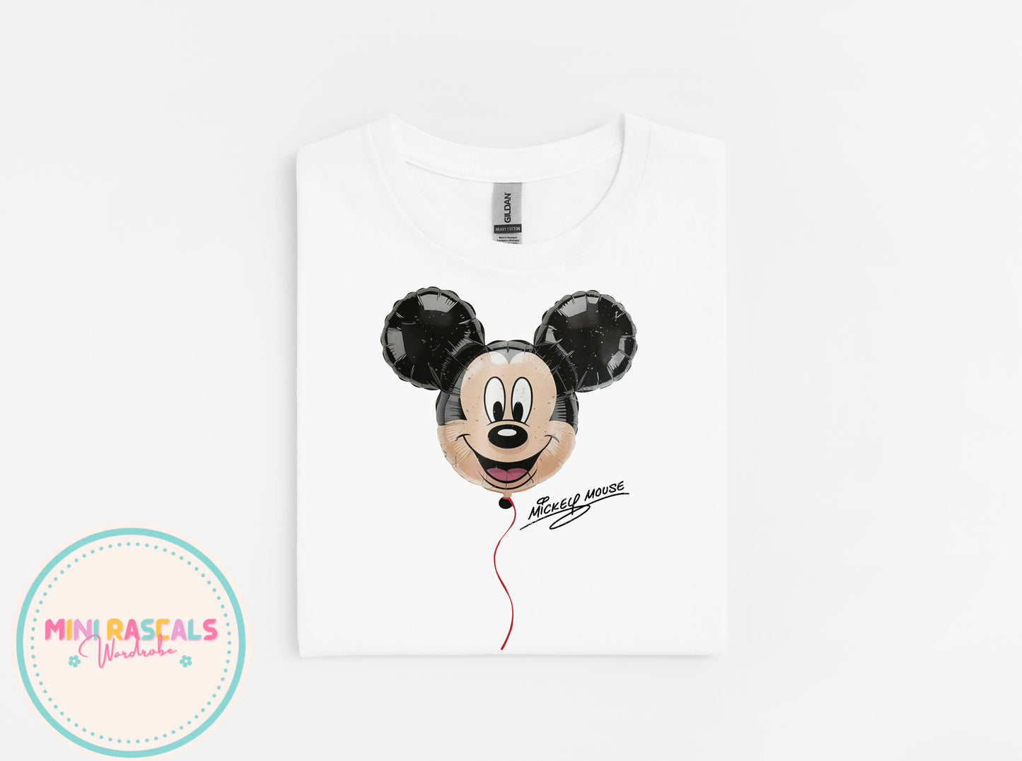 Mickey Mouse Balloon T-Shirt | Kids Character Top