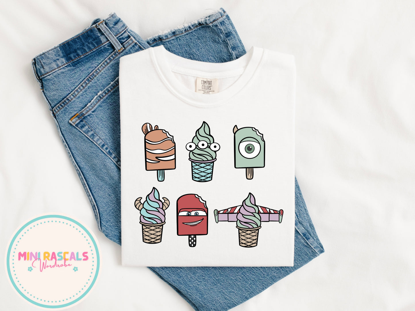 Disney Ice Cream T-Shirt | Kids Character Top