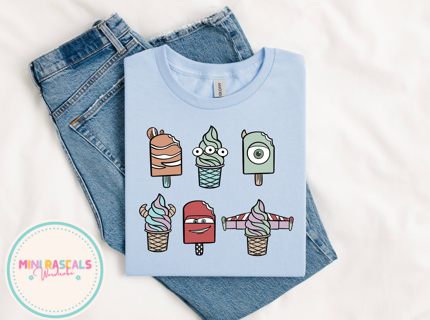 Disney Ice Cream T-Shirt | Kids Character Top