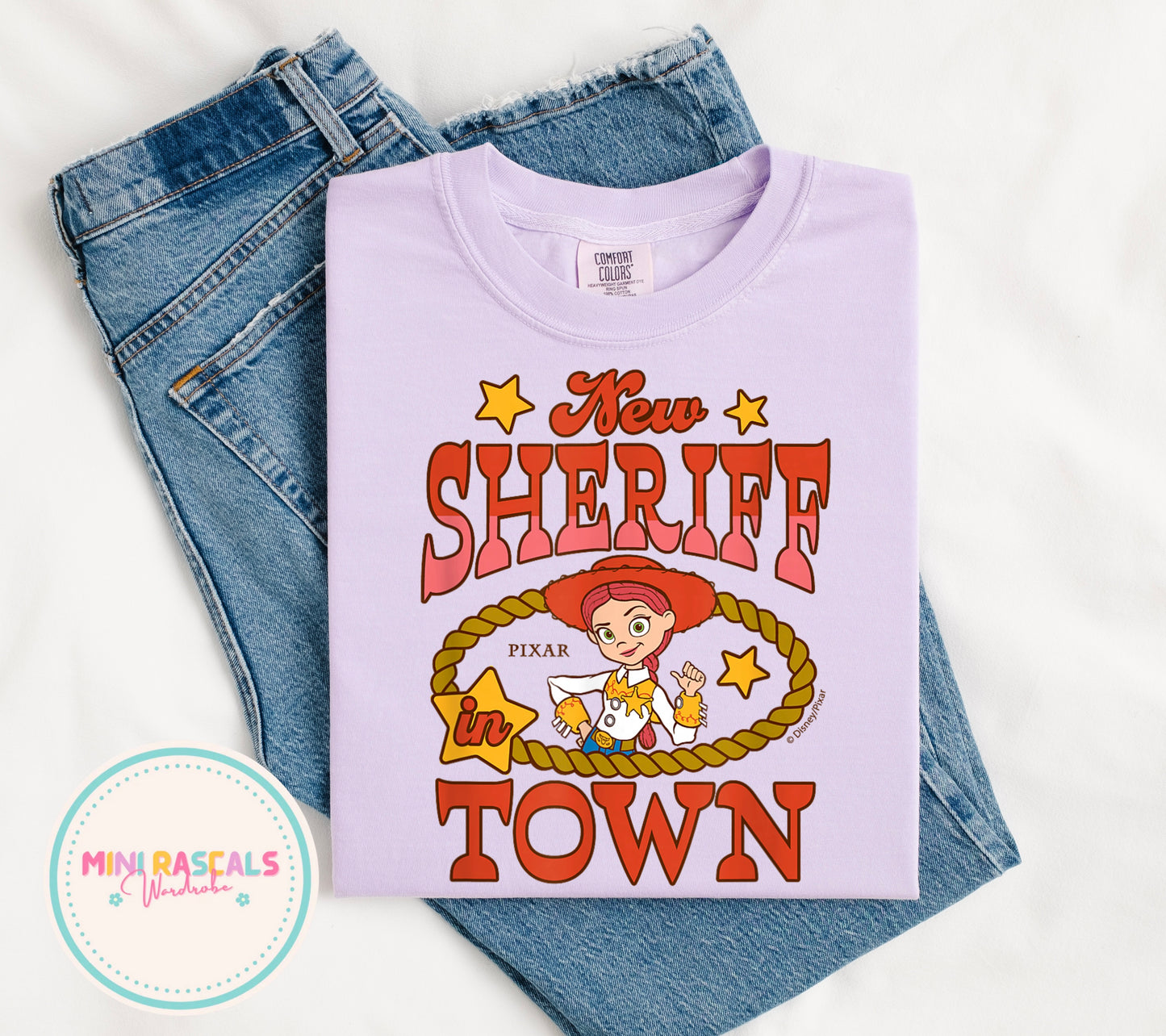 Jessie 'There's a New Sheriff in Town' T-Shirt | Kids Toy Story Character Tee