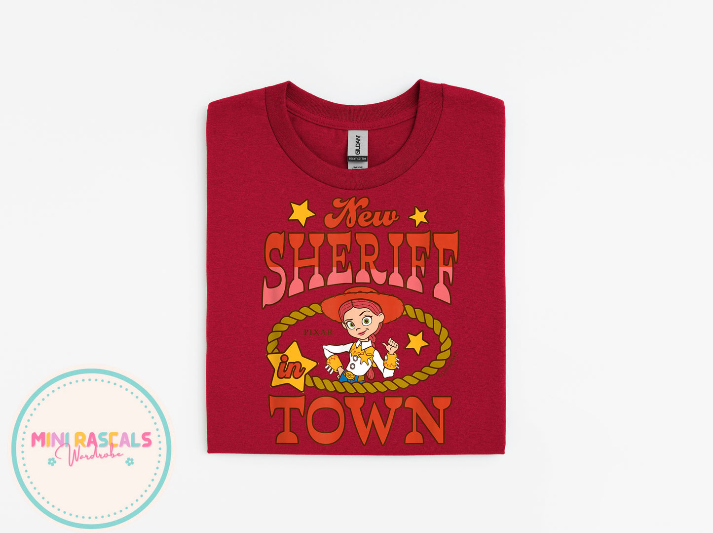 Jessie 'There's a New Sheriff in Town' T-Shirt | Kids Toy Story Character Tee
