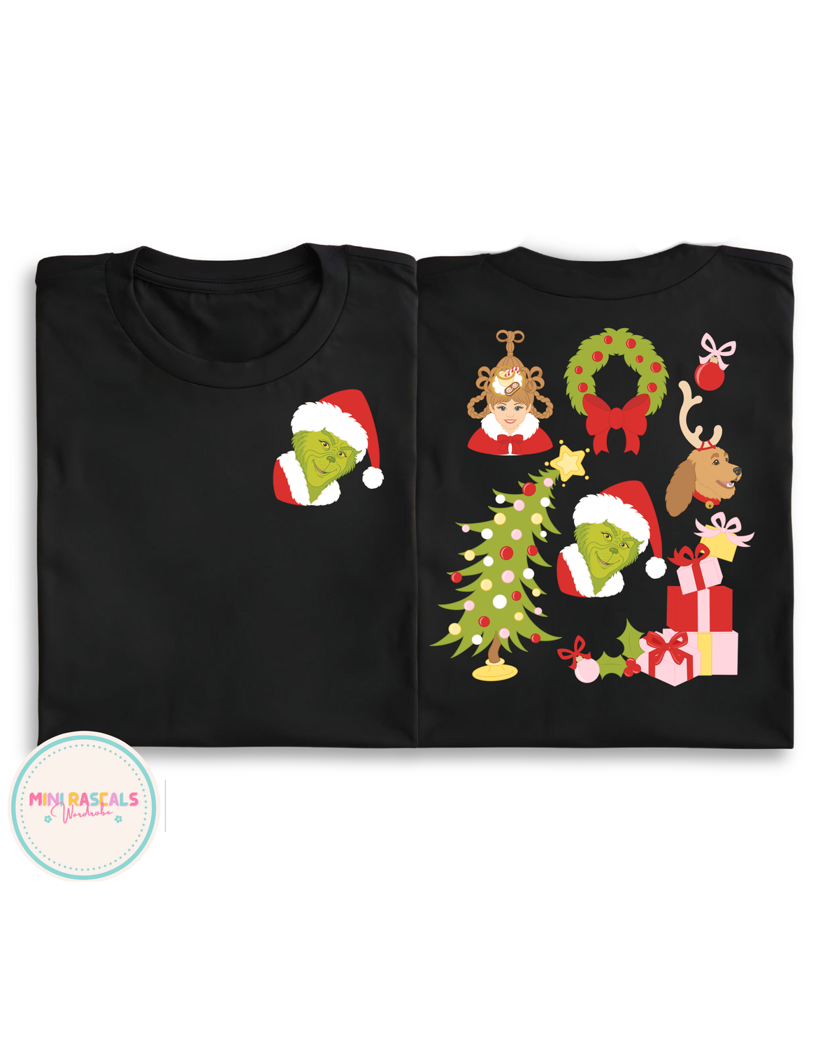 Christmas The Grinch Double-Sided T-Shirt and Sweatshirt