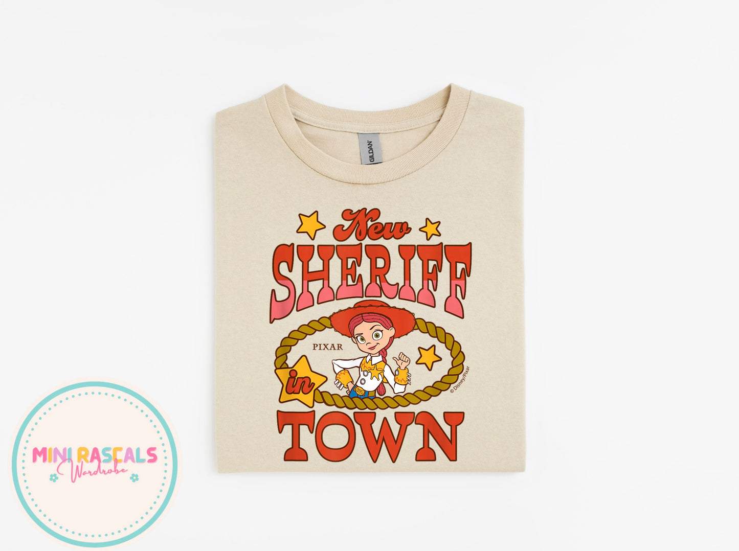 Jessie 'There's a New Sheriff in Town' T-Shirt | Kids Toy Story Character Tee