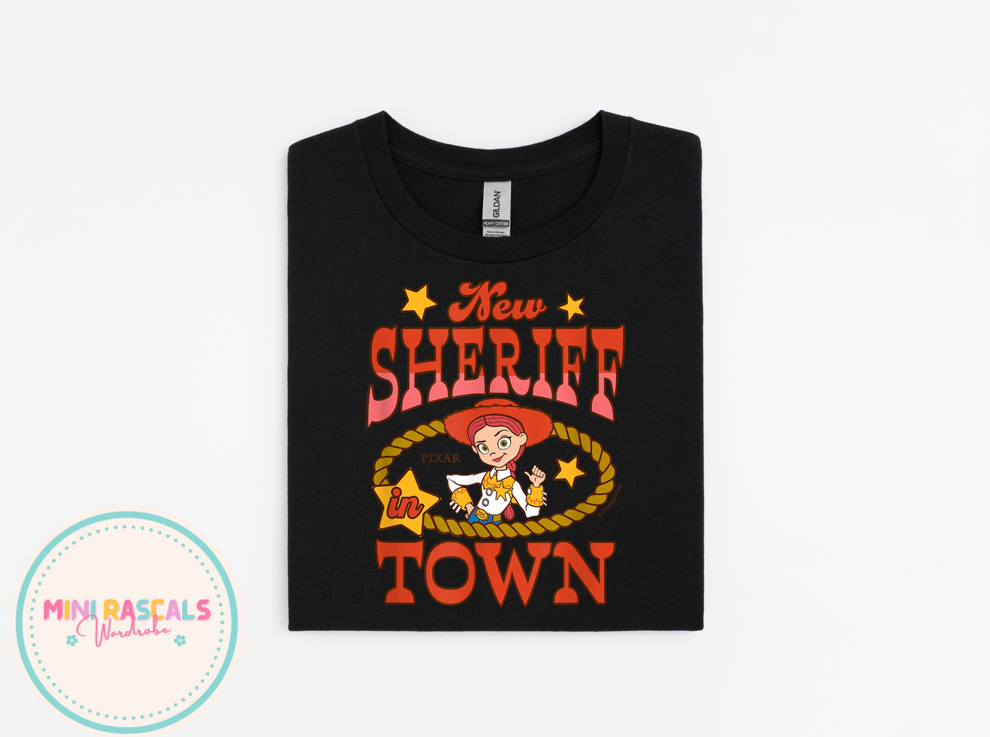 Jessie 'There's a New Sheriff in Town' T-Shirt | Kids Toy Story Character Tee