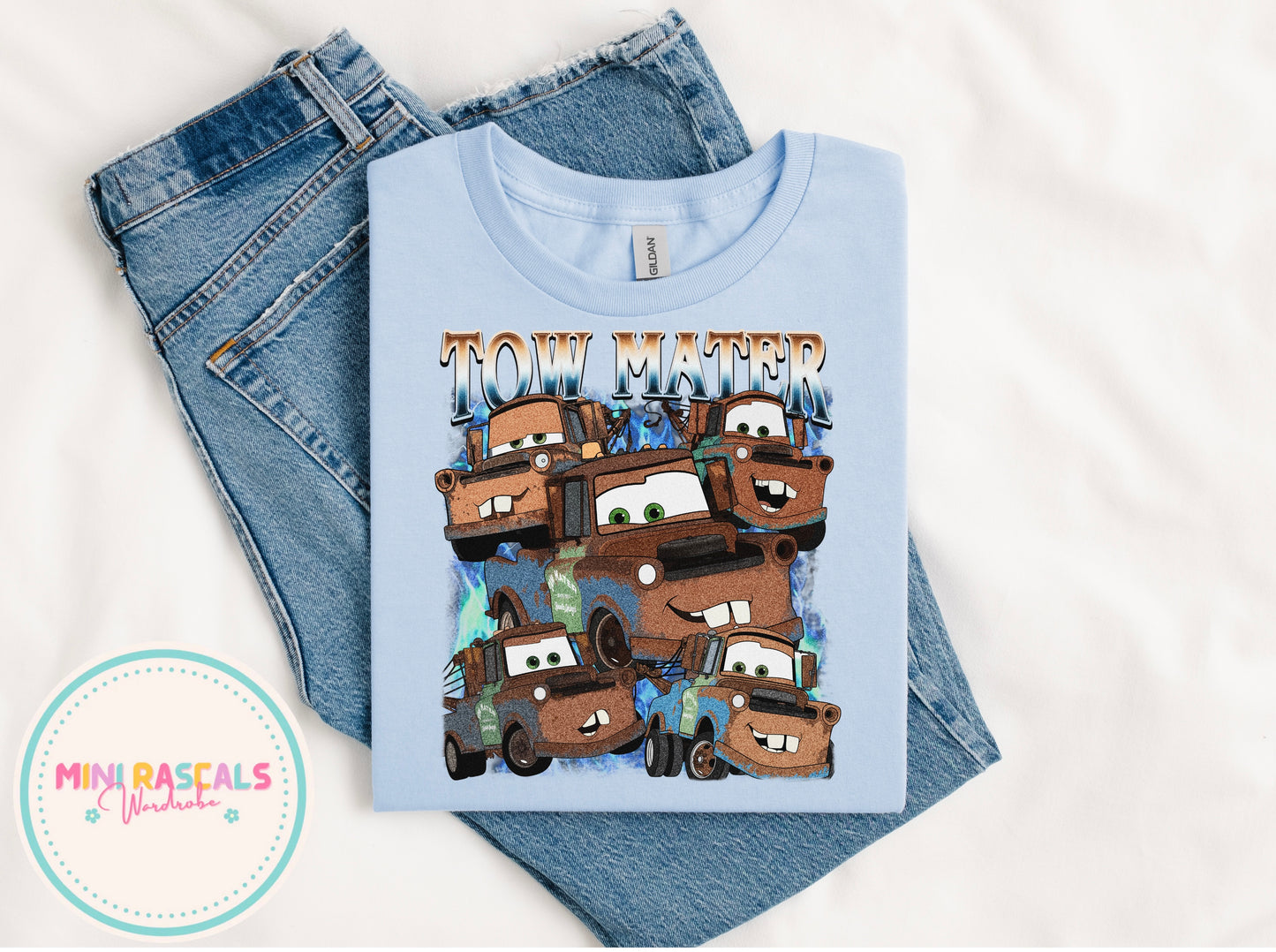 Tow Mater Kids T-Shirt | Disney Pixar Cars Character Tee