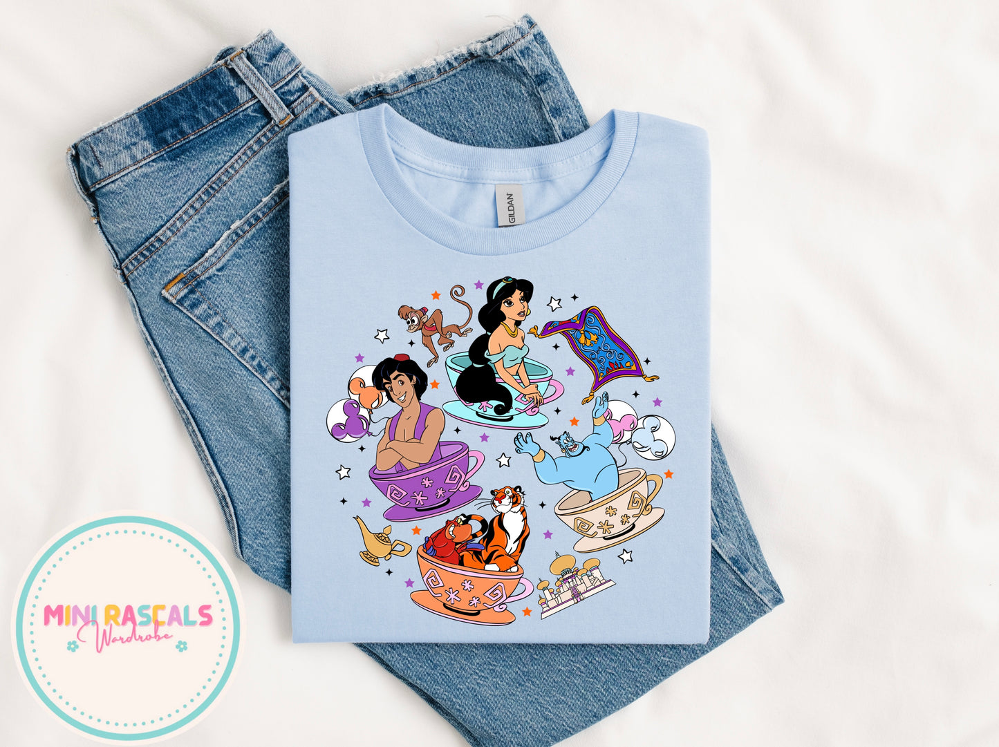 Jasmine & Aladdin Inspired T-Shirt & Sweatshirt | Aladdin Film