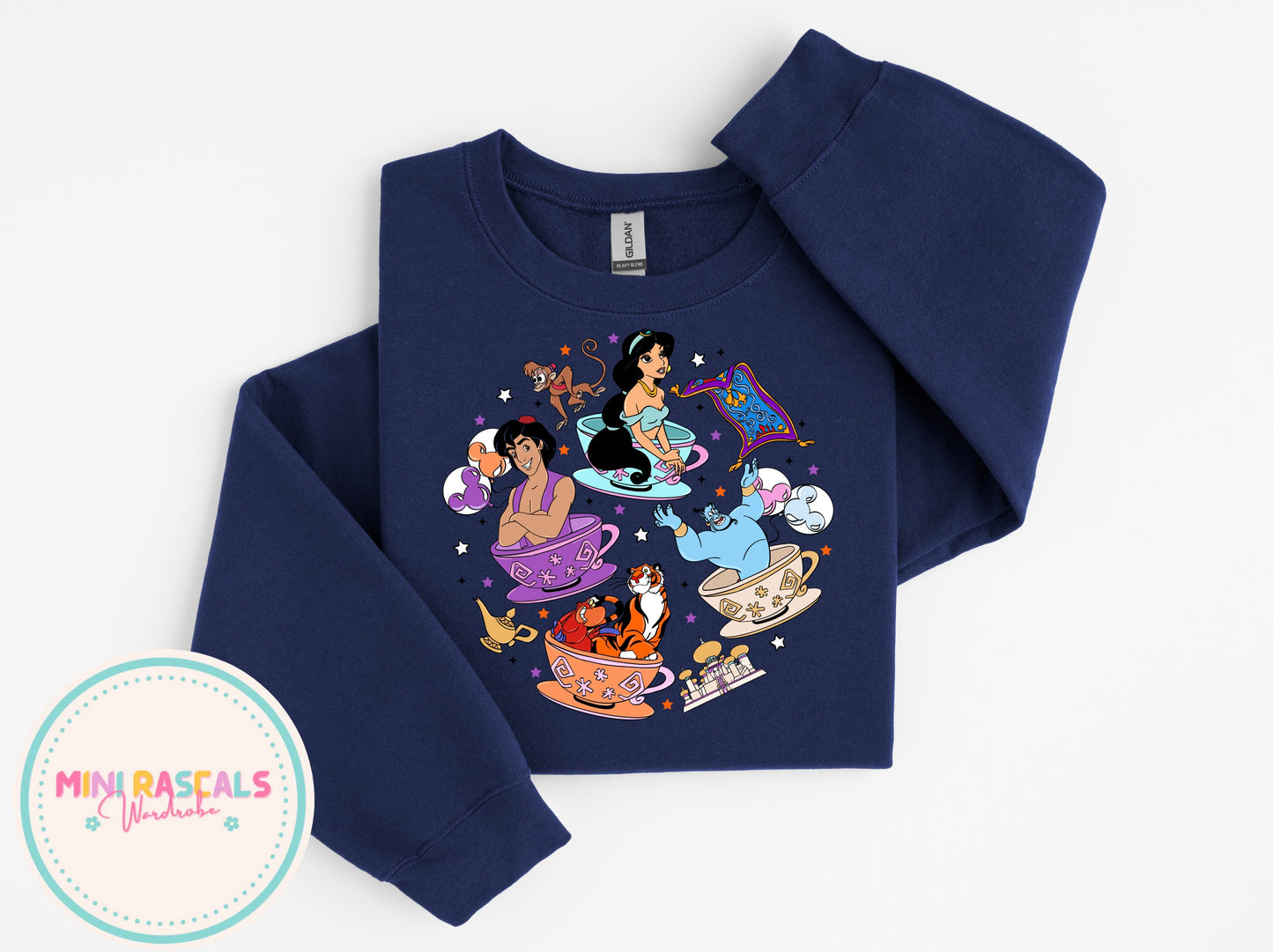 Jasmine & Aladdin Inspired T-Shirt & Sweatshirt | Aladdin Film