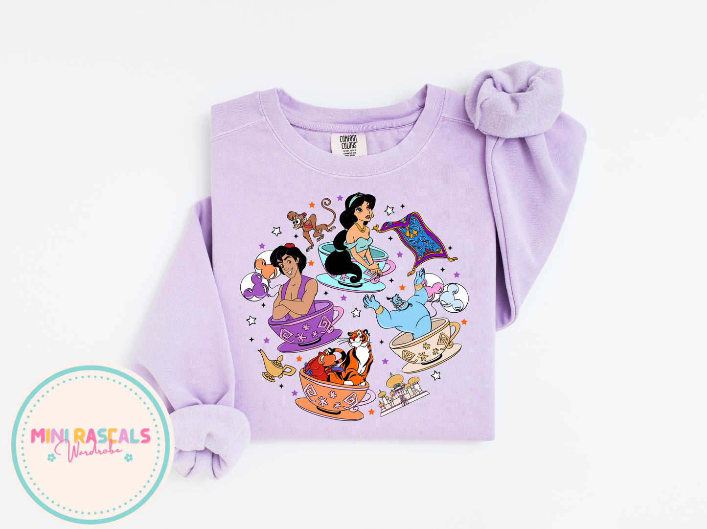 Jasmine & Aladdin Inspired T-Shirt & Sweatshirt | Aladdin Film