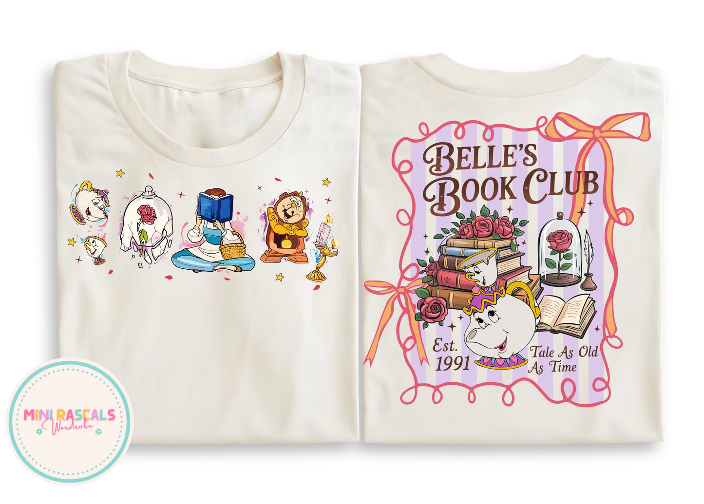 Belle's Book Club T-Shirt & Sweatshirt | Beauty and the Beast