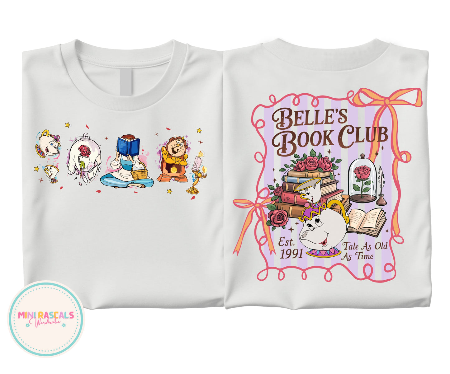 Belle's Book Club T-Shirt & Sweatshirt | Beauty and the Beast