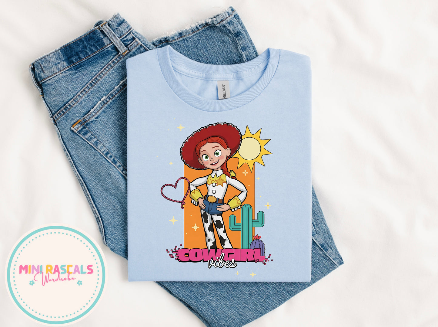 Jessie Toy Story | Cowgirl Vibes Era T-Shirt | Mini Rascals Wardrobe