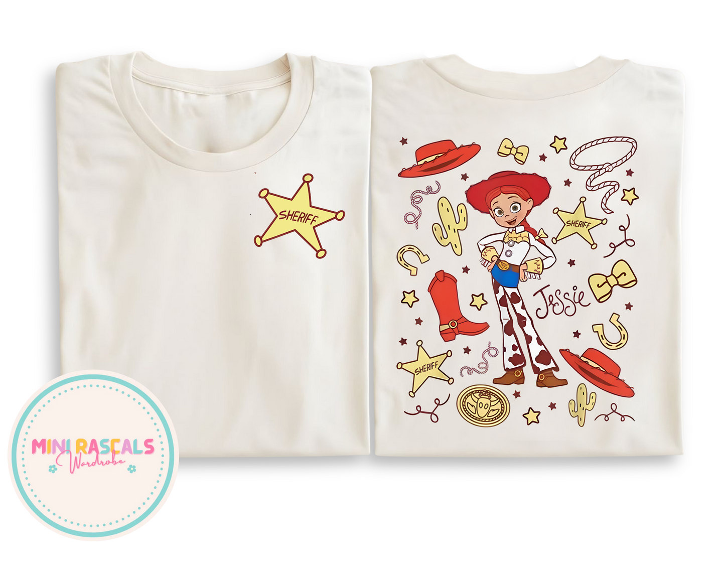 Jessie Toy Story Inspired Double Sided T-Shirt | Kids Character Tee