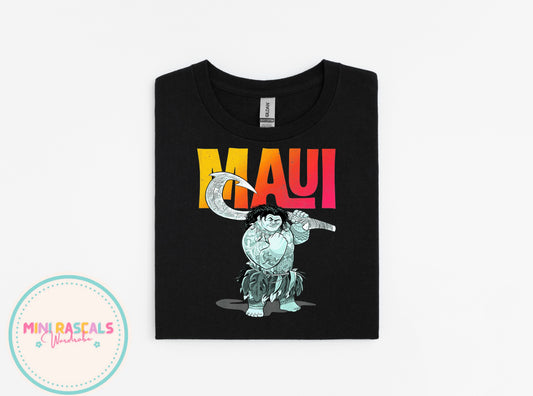 Maui | Moana Inspired Kids T-Shirt | Personalised Disney-Inspired Top