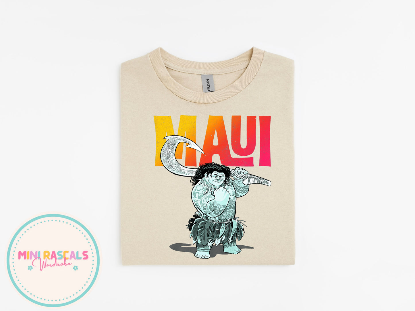 Maui | Moana Inspired Kids T-Shirt | Personalised Disney-Inspired Top
