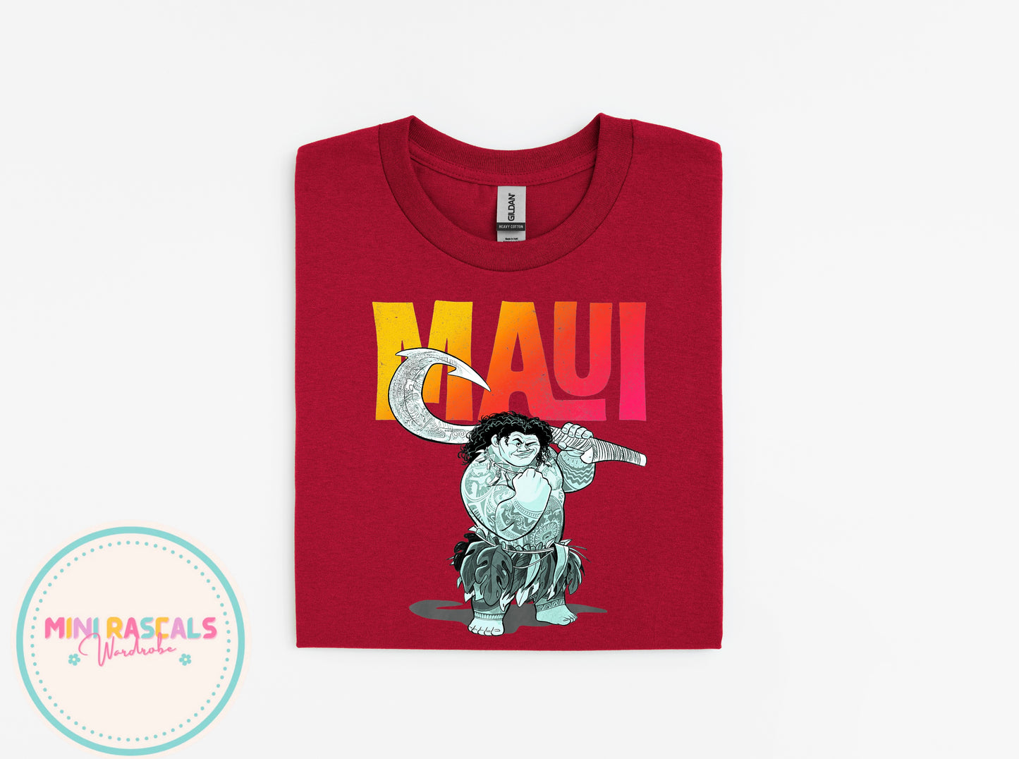 Maui | Moana Inspired Kids T-Shirt | Personalised Disney-Inspired Top