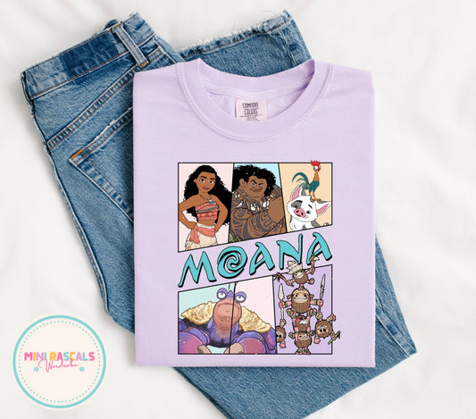 Moana and Friends | Kids T-Shirt | Personalised Disney-Inspired Top