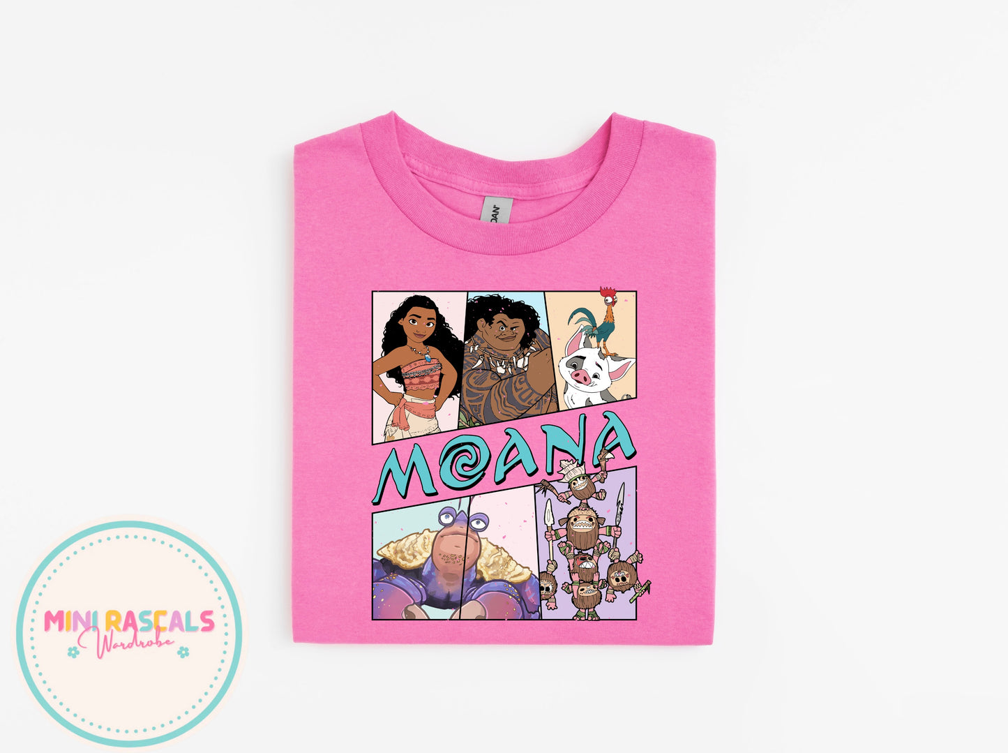 Moana and Friends | Kids T-Shirt | Personalised Disney-Inspired Top