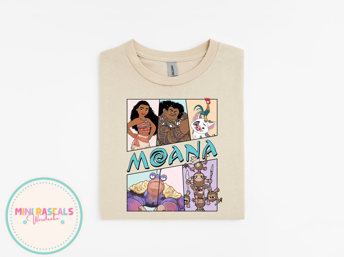 Moana and Friends | Kids T-Shirt | Personalised Disney-Inspired Top