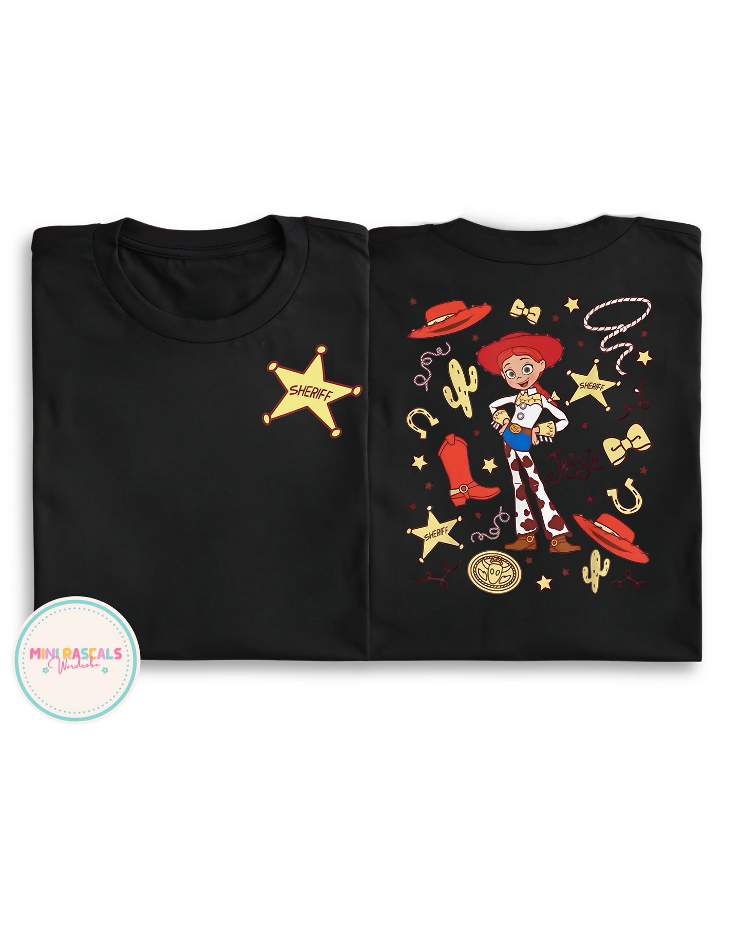 Jessie Toy Story Inspired Double Sided T-Shirt | Kids Character Tee