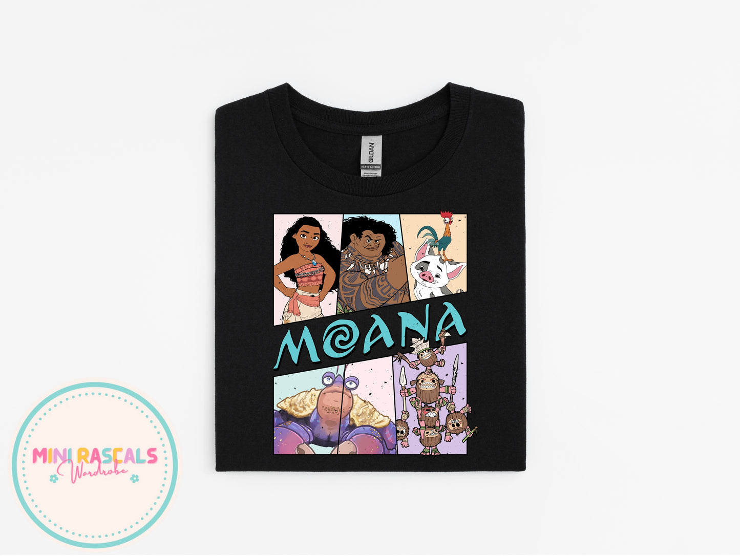 Moana and Friends | Kids T-Shirt | Personalised Disney-Inspired Top