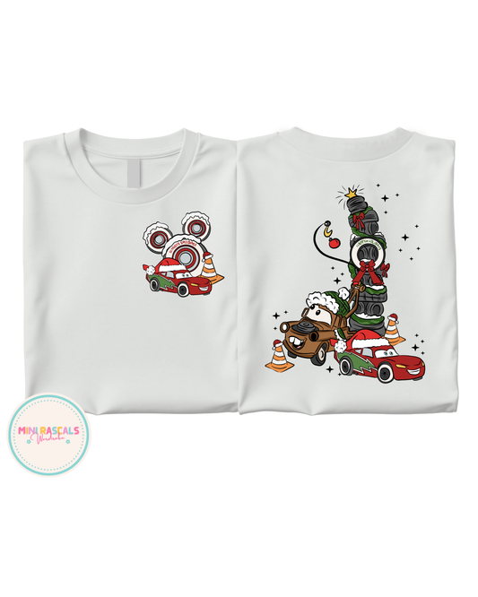 Lightning McQueen & Mater Christmas T-Shirt & Sweatshirt