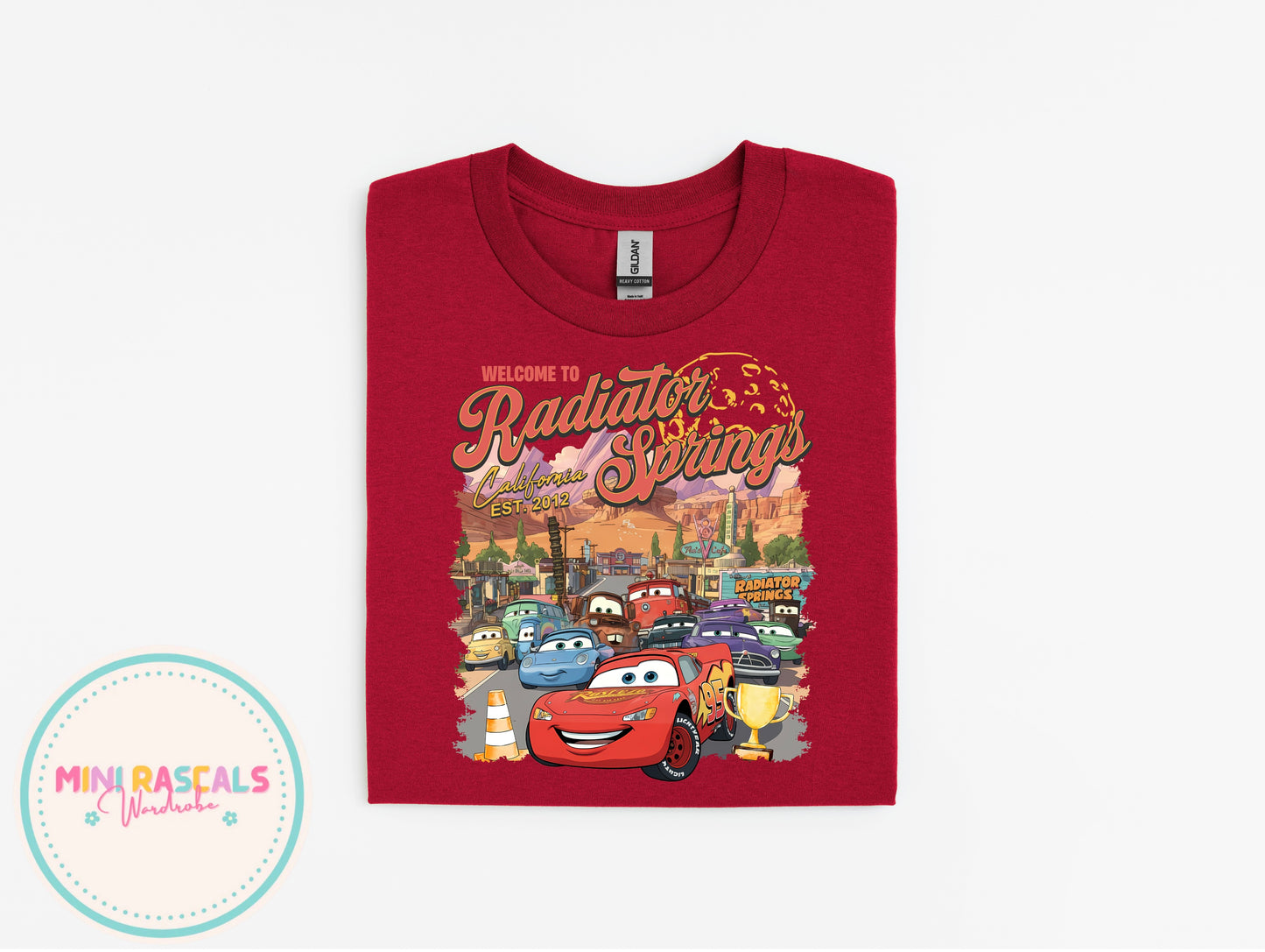 Disney Cars Radiator Springs T-Shirt | Kids Character Tee