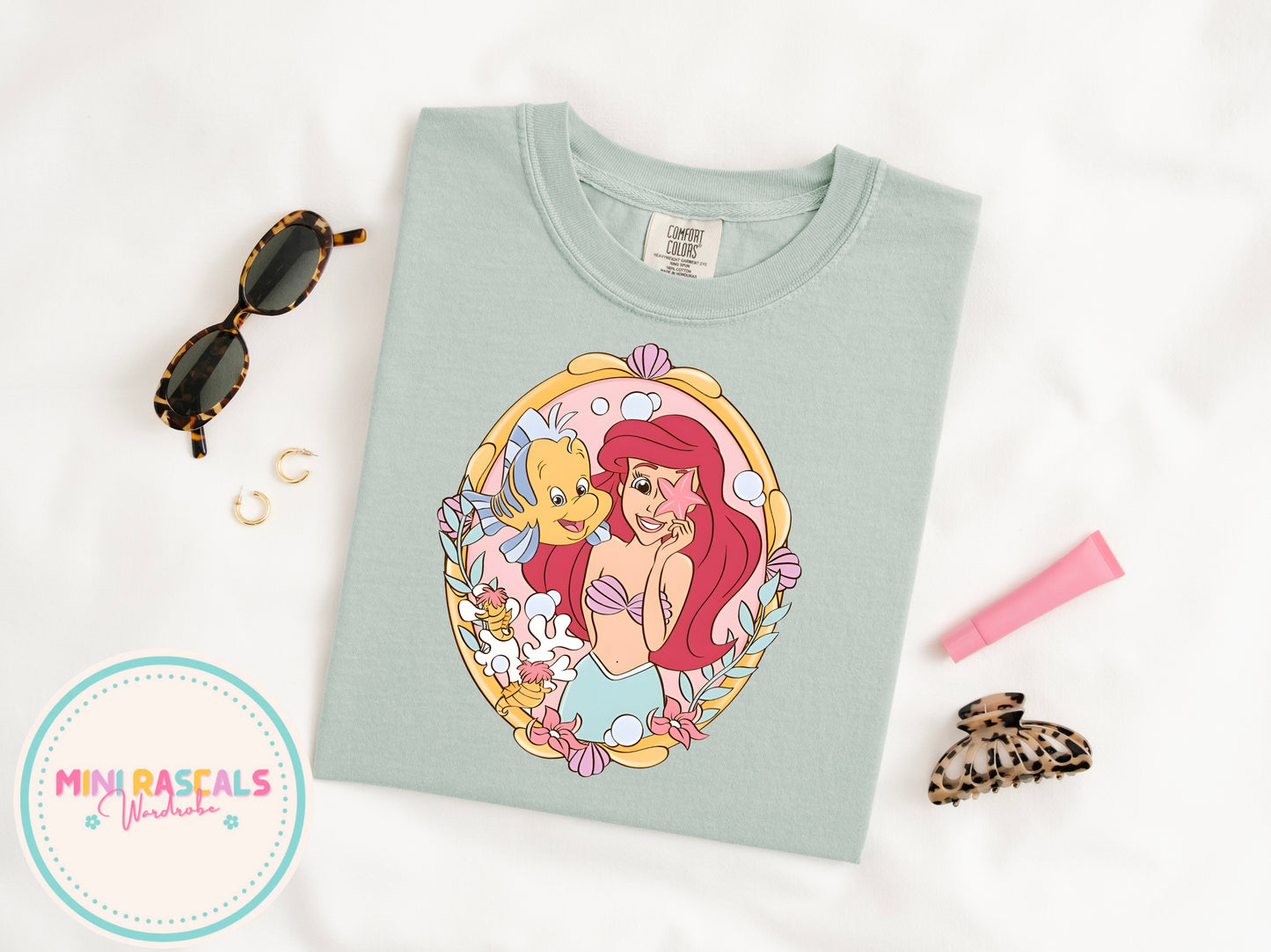 Disney Little Mermaid Ariel T-Shirt & Sweatshirt | Girls Princess Graphic Top | Holiday Outfit