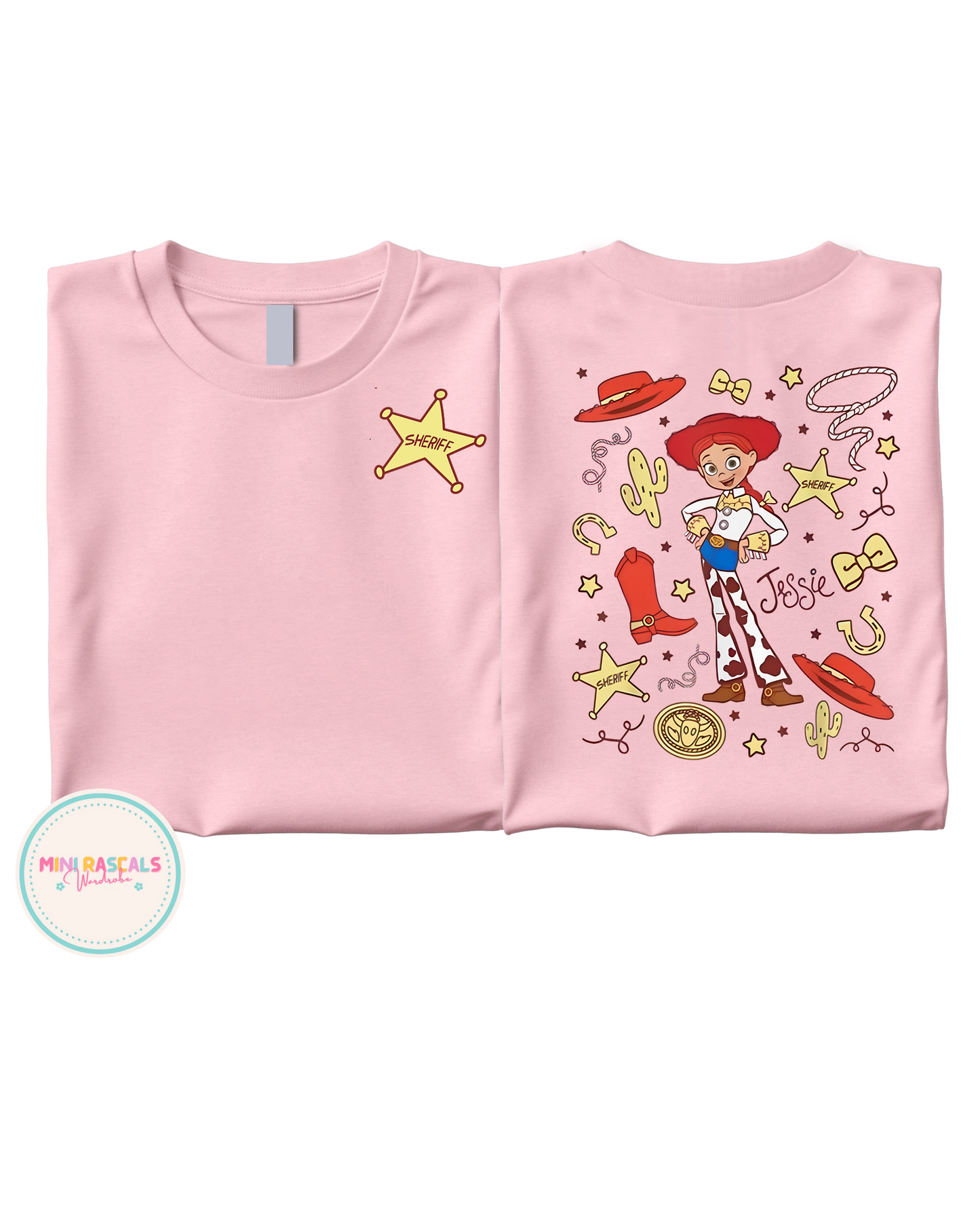 Jessie Toy Story Inspired Double Sided T-Shirt | Kids Character Tee